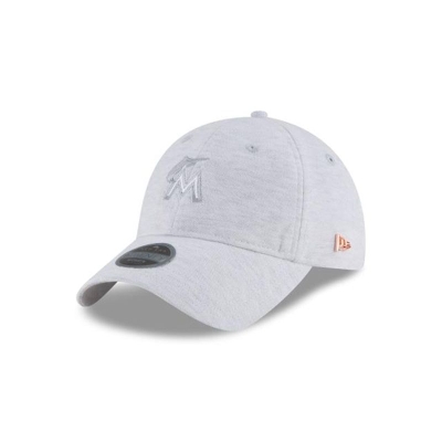 Miami Marlins Gorra | New Era MLB Micro Stitch 9twenty Adjustable Cap Mexico - Grises